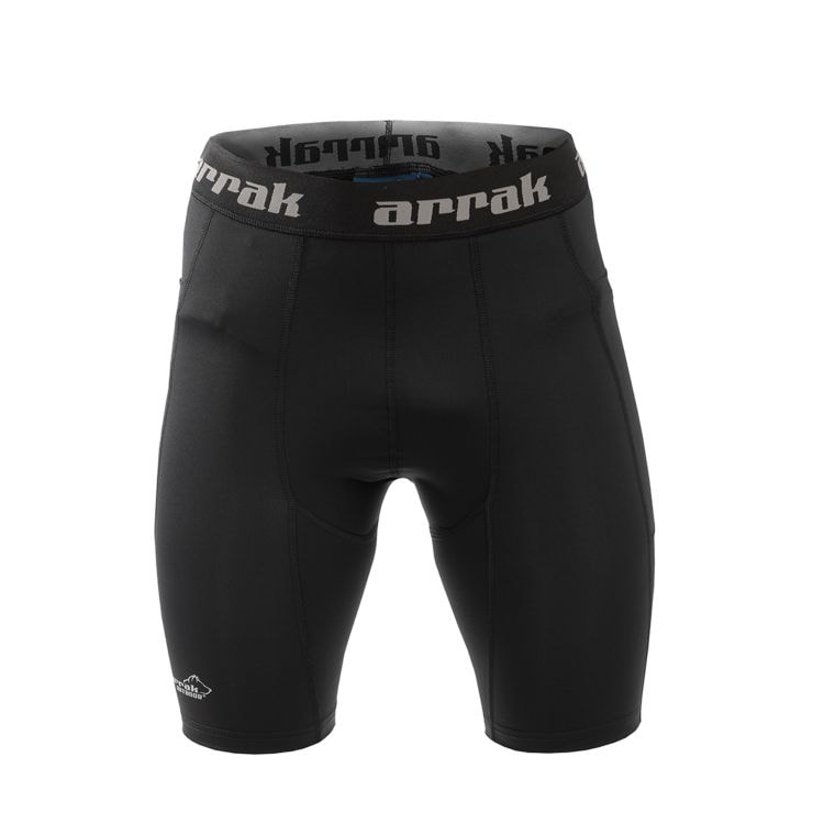 Arrak Outdoor Action Tights Shorts Herr Svart