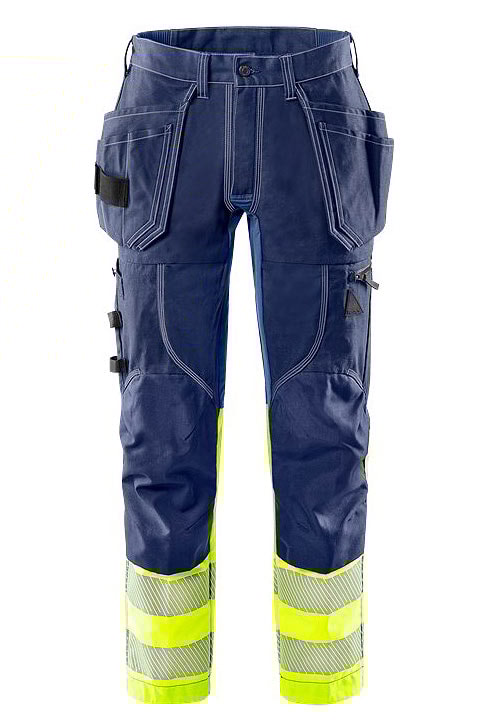 Fristads Stretchbyxa 2608 FASG Gul/blå C50