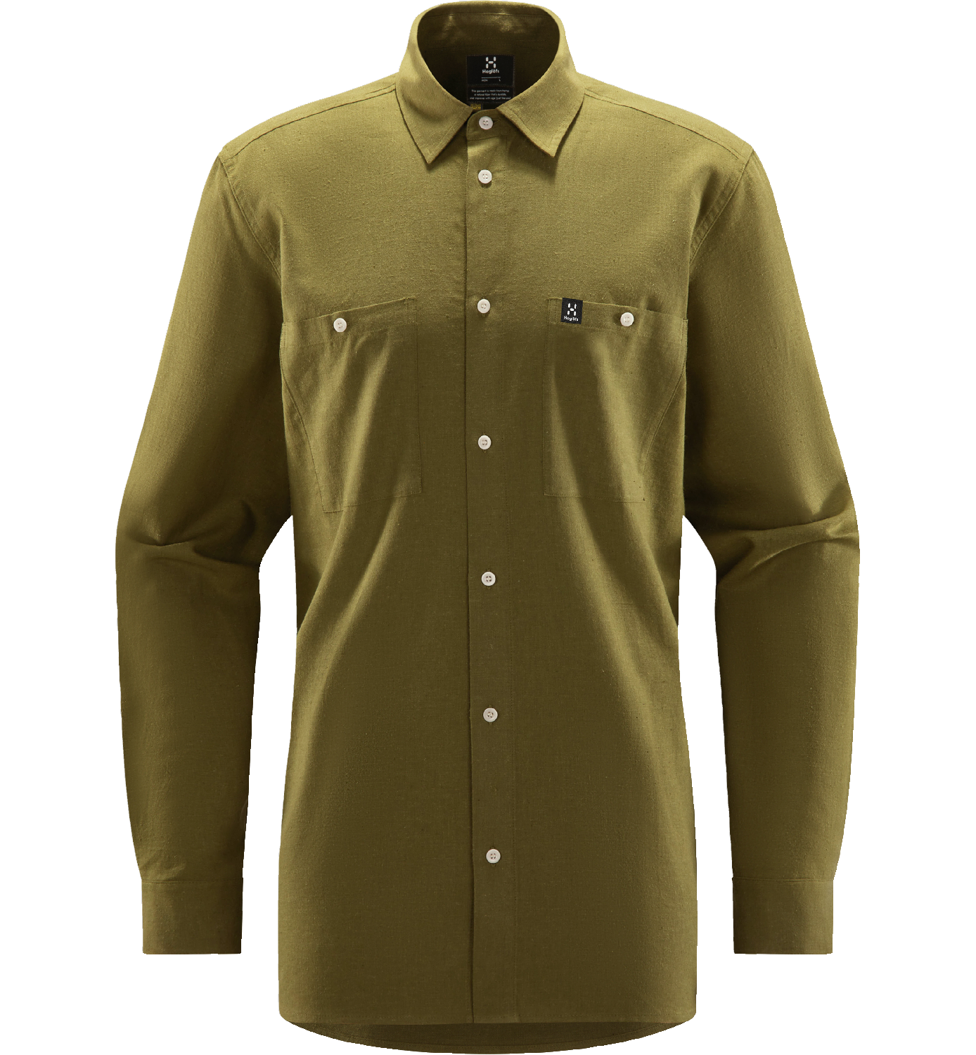 Haglöfs Curious Hemp Shirt Olive Green Men