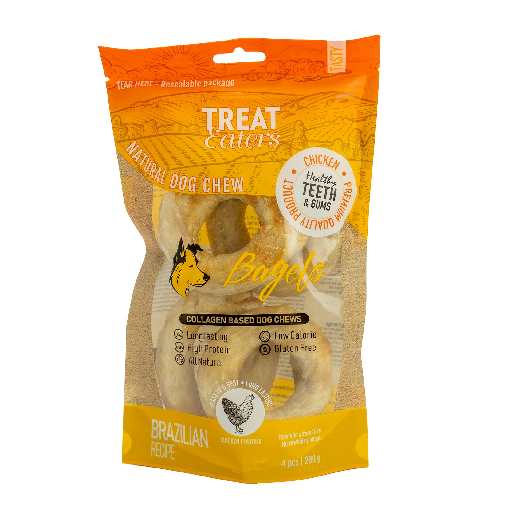The New Hide Donut Kyckling 4 st 200g -