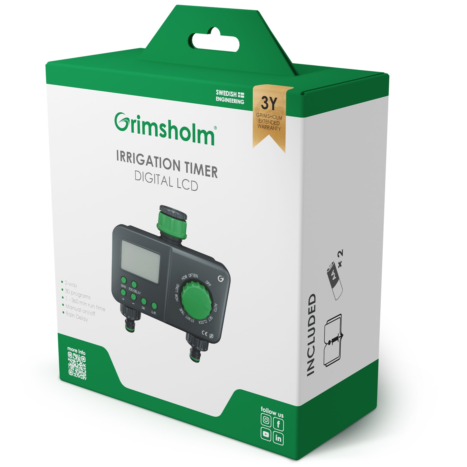 Grimsholm Timer Digital LCD