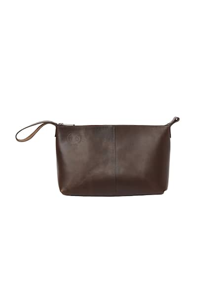 Chevalier Chevalier Leather Toilet Bag Leather Brown One Size