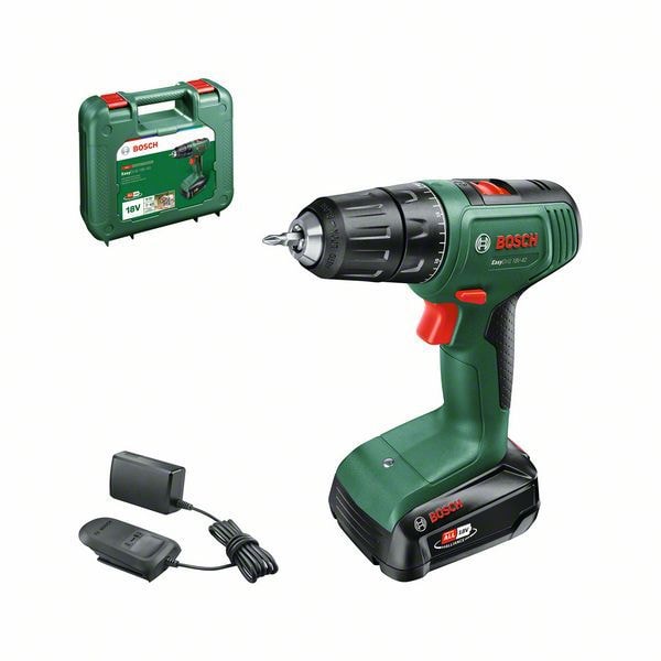 Bosch Borrskruvdragare18V-40 med 1x2Ah batteri & laddare