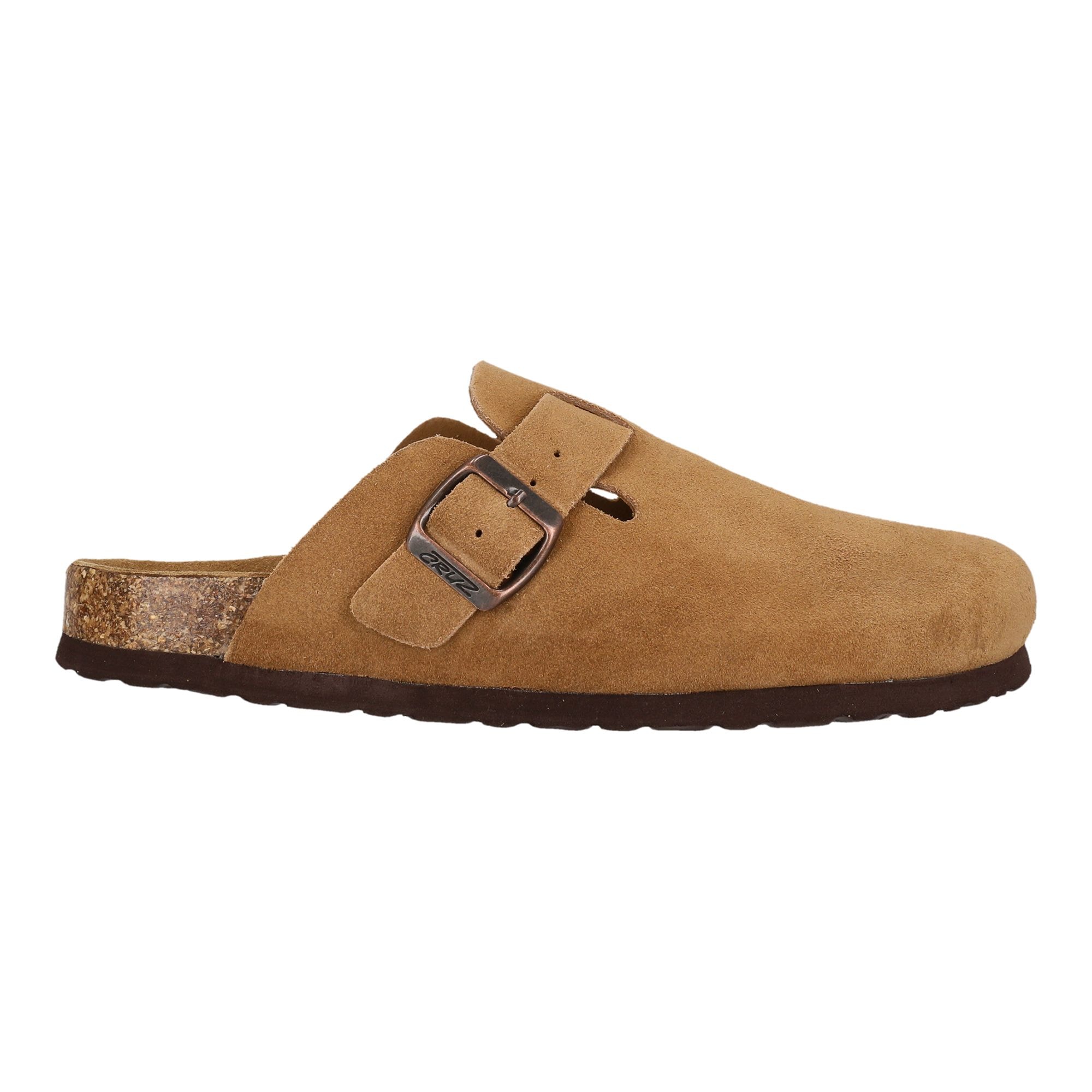 Cruz Corwin Leather Cork Clog Toffee