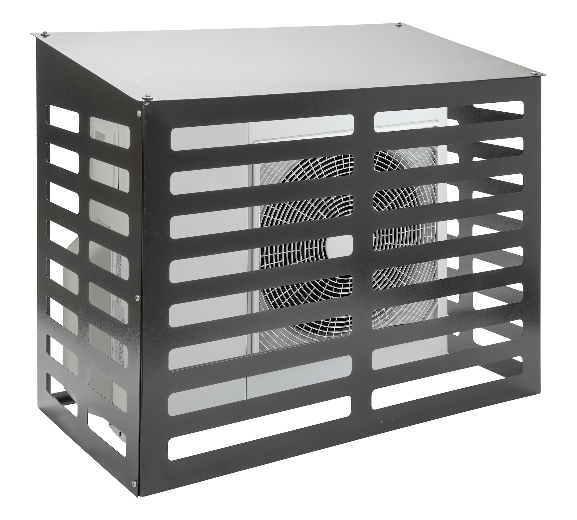 Skotte Garden Värna Värmepumpskydd 2.0 Förgalvad Vitmålad Plåt