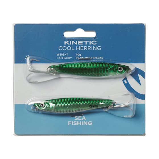 Kinetic Cool Herring 2pack 40g Green/Silver