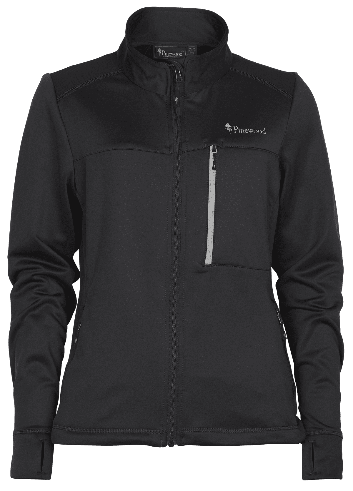 Pinewood Abisko Power Fleecejacka Dam Black L