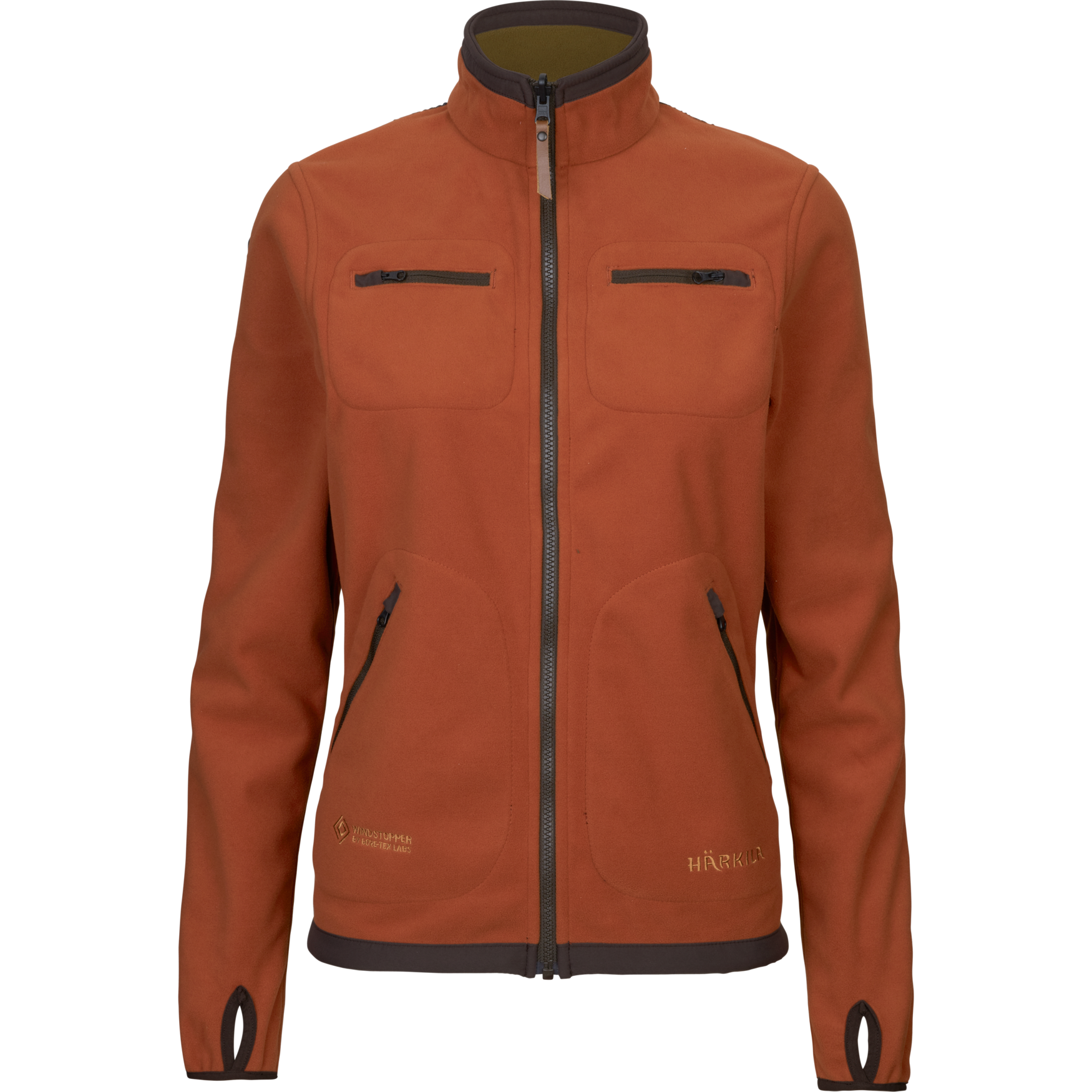 Kamko Fleece Women Dark olive Arabian spice 3.jpg