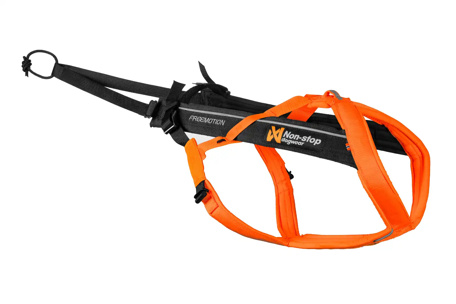 Non-Stop DogWear Freemotion harness 5.0, unisex, black/orange, 5, single -