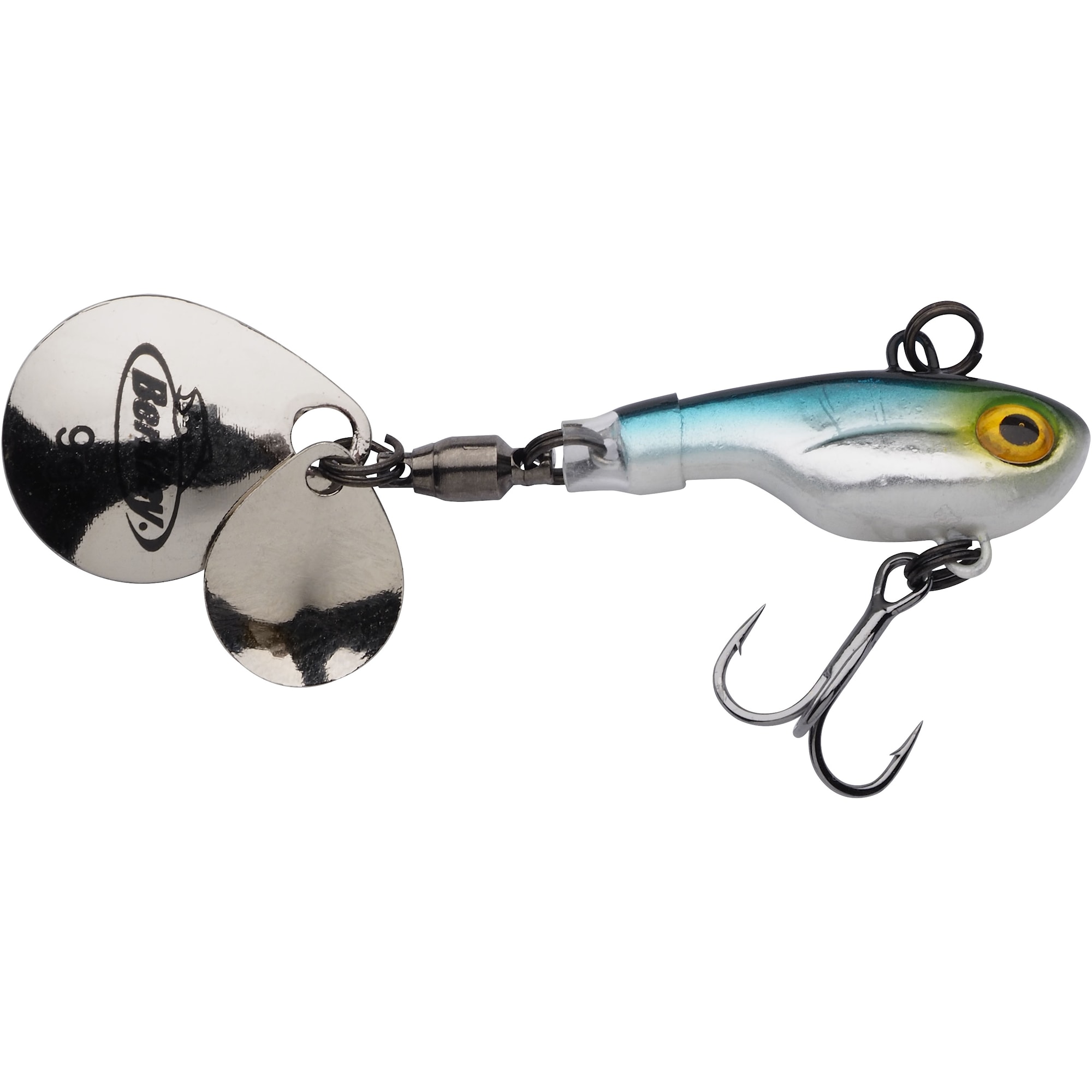 Berkley Pulse Spintail 9 g Blue Silver Glitter -