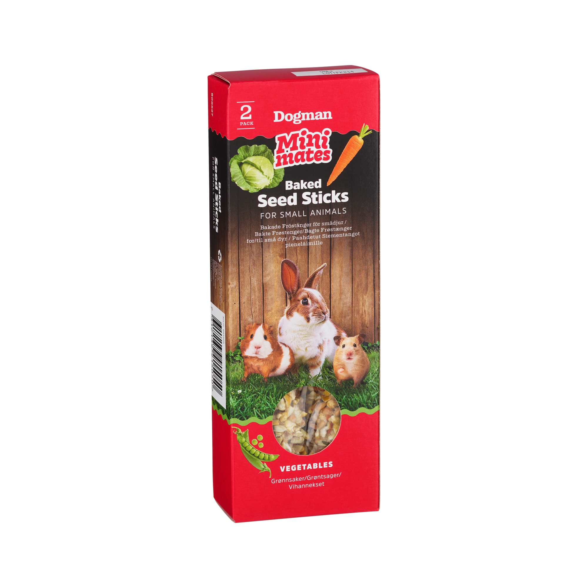 Dogman Mini Mates Fröstänger Grönsaker 2p 112g