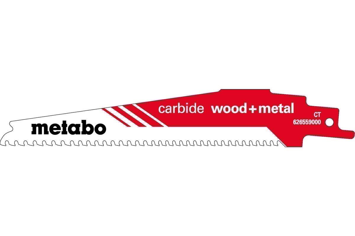 Metabo Pistosahanterä "carbide wood + metal" 150 x 1,25 mm