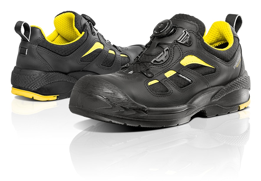 Arbesko 386 Schwarz/Gelb Sicherheitsschuh