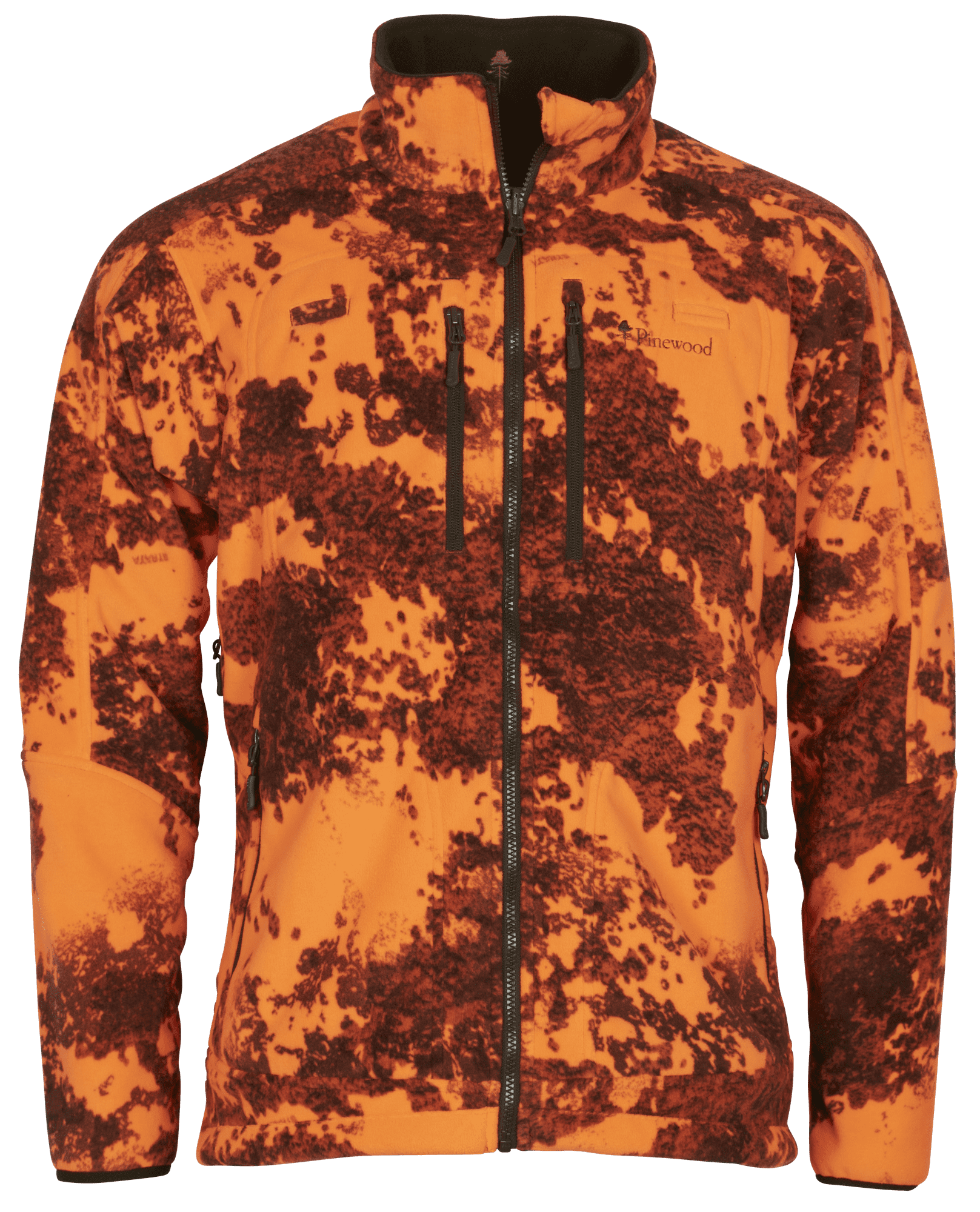 Pinewood Furudal Reversible Camou Fleecejacka Herr Hunting Brown/Strata Blaze