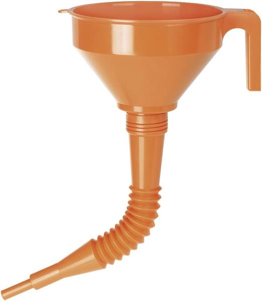 Pressol Tratt PE 160mm, sil, flexibelpip och överloppsrand, 1,3l, 02674