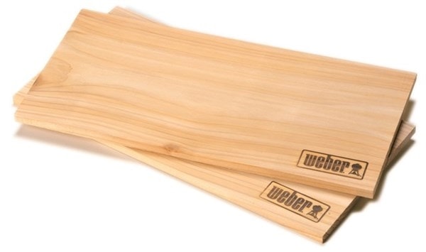 Weber Røkeplanke – Sedertre - Sett med 2, 15 x 30 cm