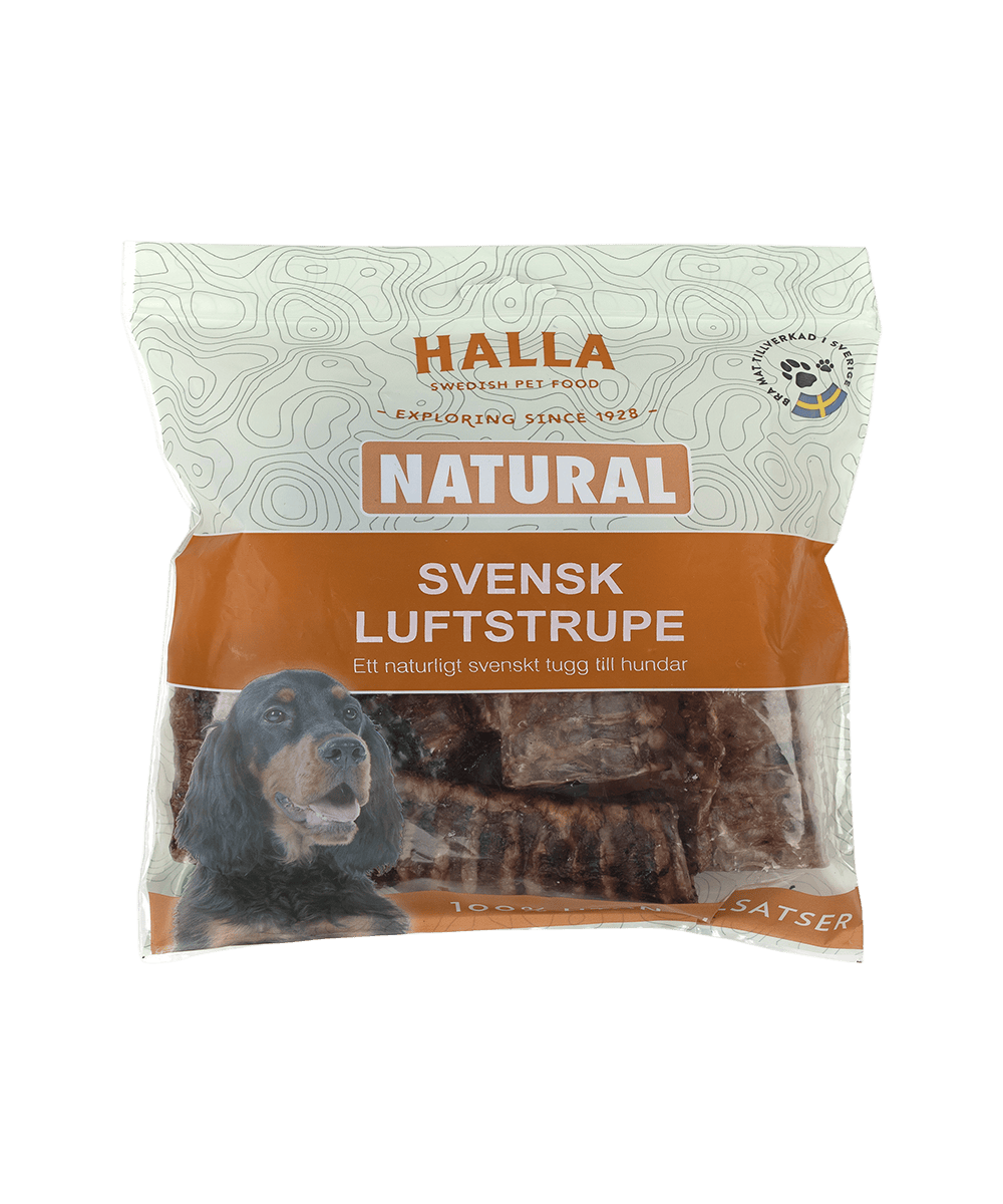 Halla Svensk Luftstrupe Hundgodis 100 g