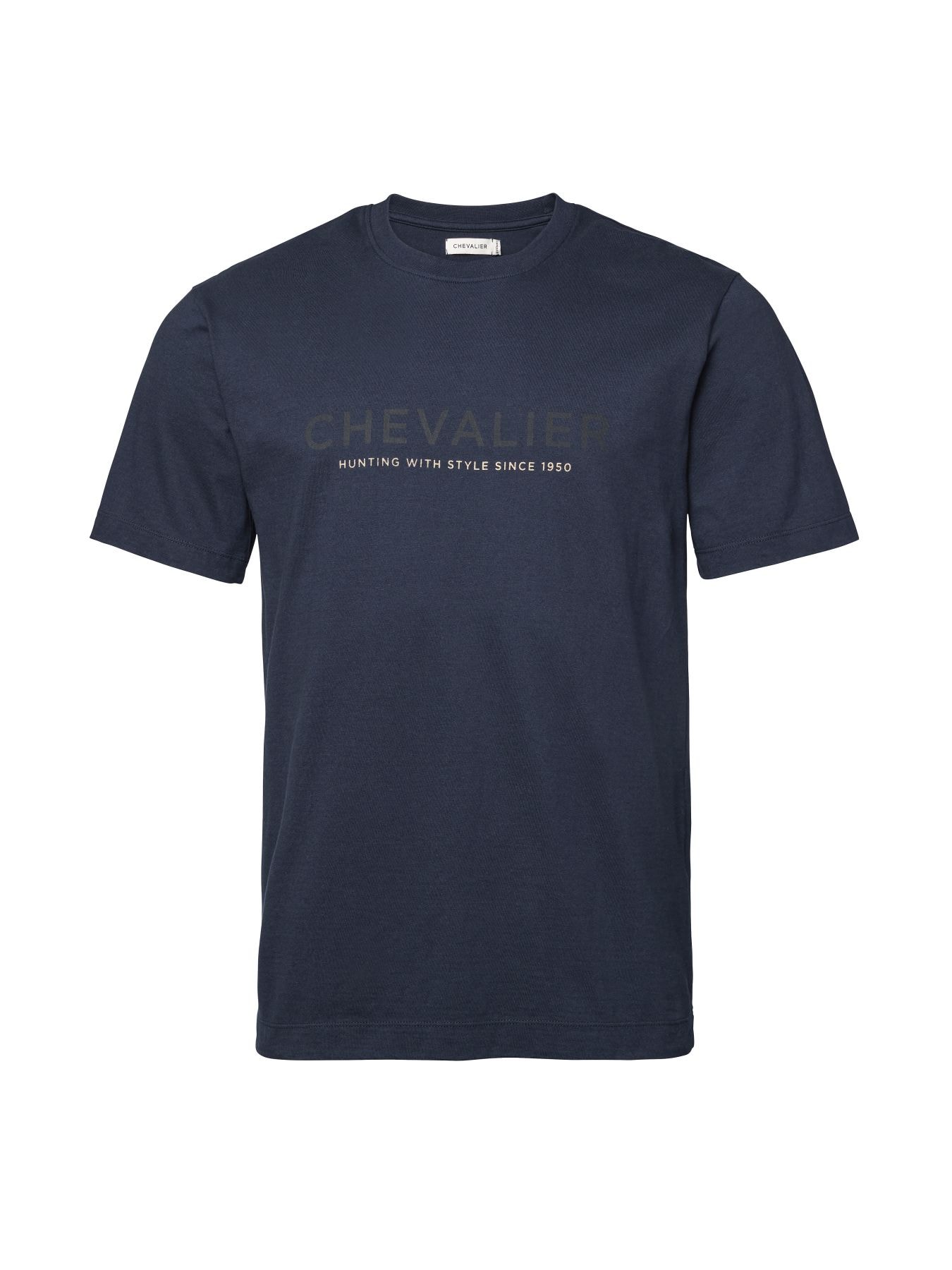 Chevalier Chevalier Logo T-shirt Mænd Stormy Blue.