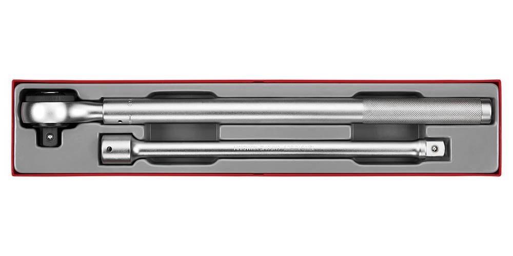 Teng Tools Spärrhandtag TTX3402E, teleskopiskt 545-860mm, i sats med förlängare 2 delar
