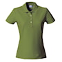 Clique Basic Poloshirt Damen Militärgrün