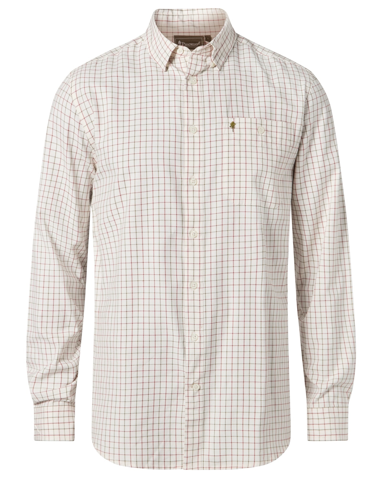 Pinewood Nydala Grouse 2.0 Skjorta Herr Offwhite