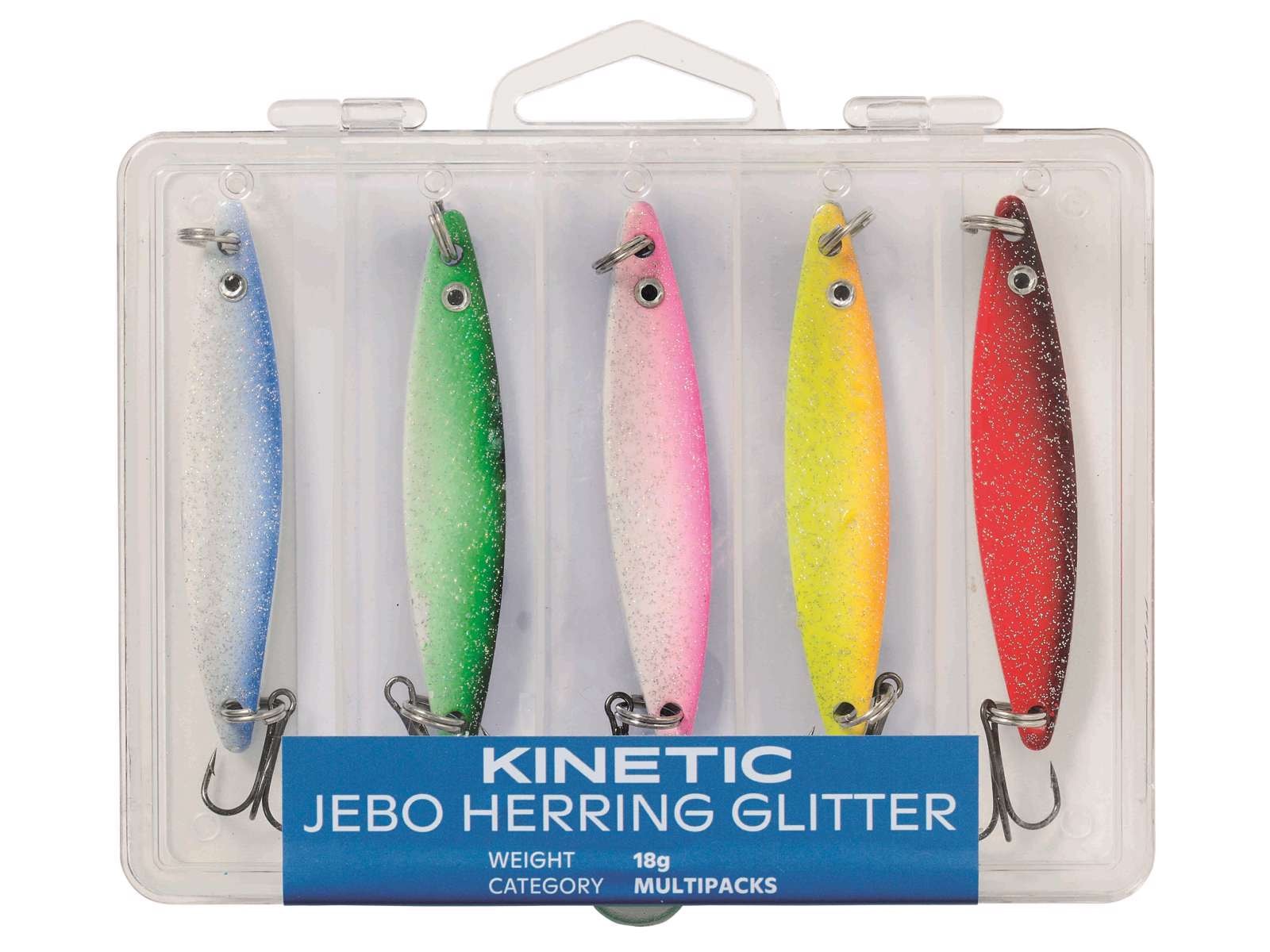 Kinetic Betessortiment Jebo Herring Glitter 5-Pack