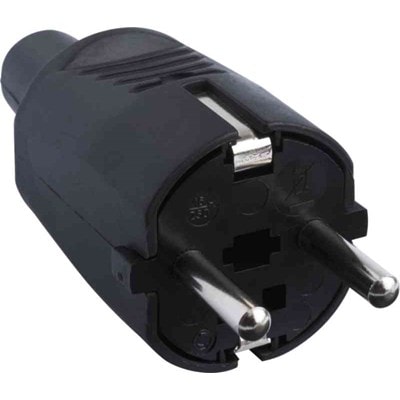 Gelia Stickpropp Jordad Svart Gummi Med Brytskydd