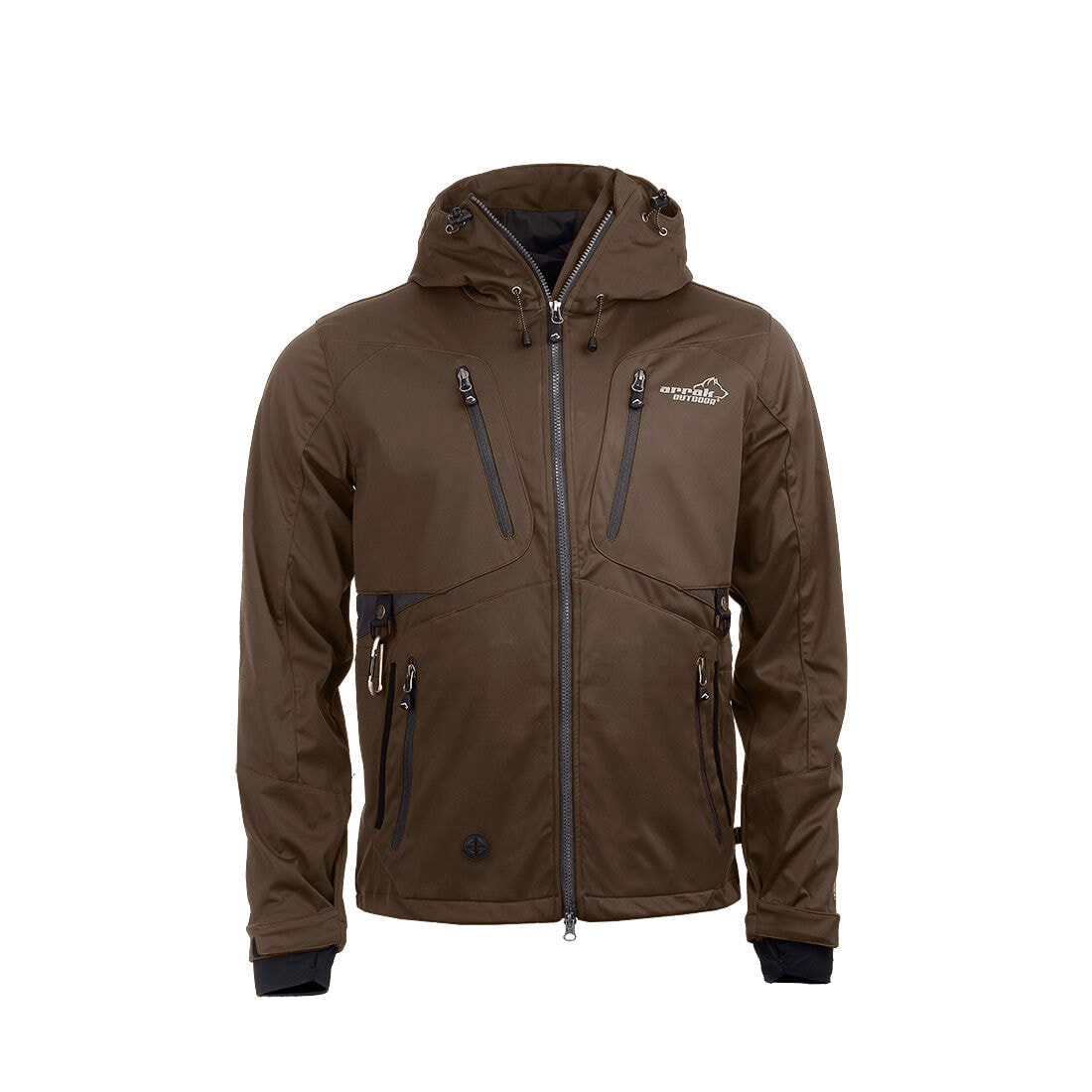 Arrak Akka Softshelljacka Herr Brun 5XL -