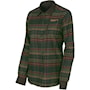 Härkila Pajala Lady L/S skjorte Rosin green check