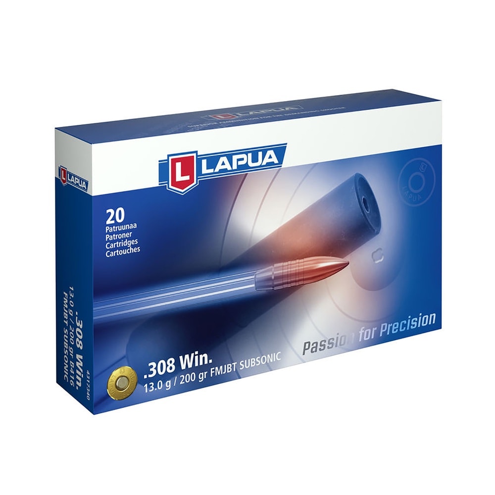 Lapua .308 Win Subsonic FMJ BT 13g / 200Gr