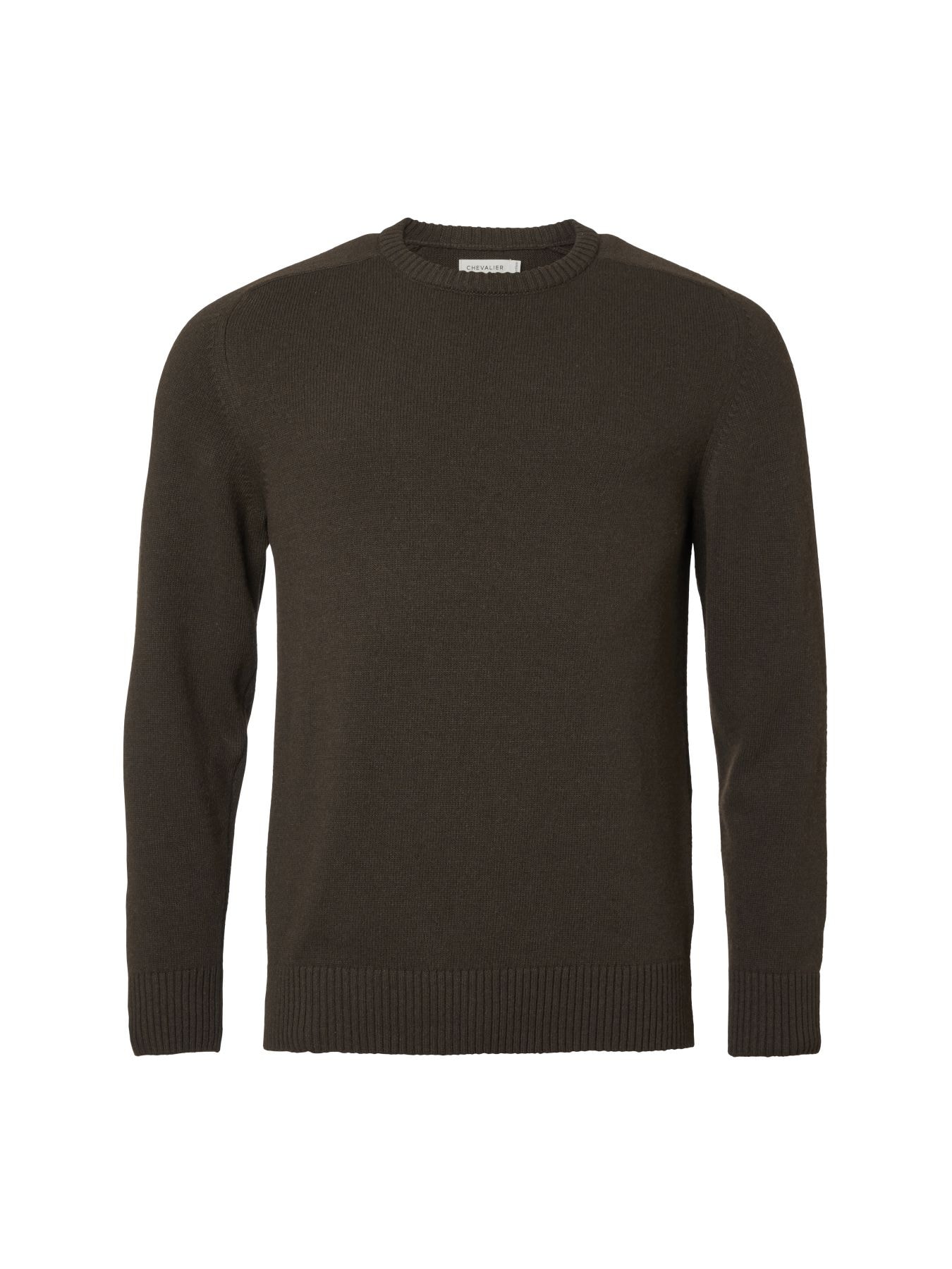 Chevalier Wykin Wool Pullover Men Dark Brown L