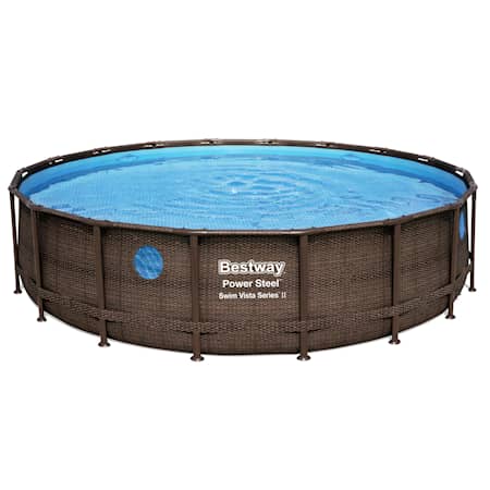 Bestway Ovanmarkpool Power Steel Swim Vista II - 5,49 m diameter (56977)