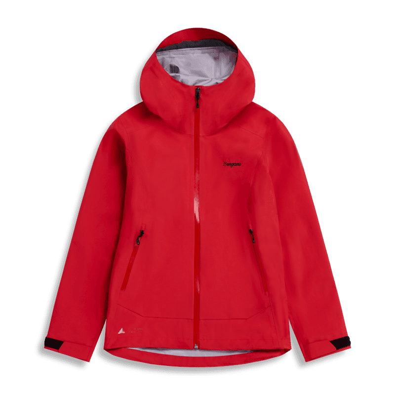 Bergans Essentials 3L Shell Jacket Women Fire Red