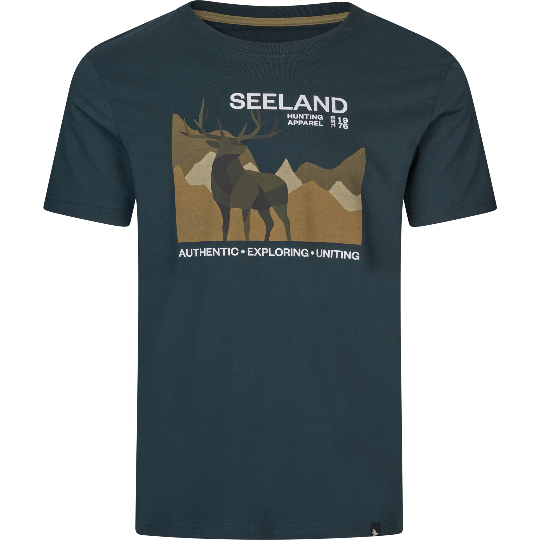 Seeland Fragment T-paita Miehet Dark Navy, 4XL