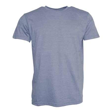 Clique T-skjorte Herre Middels blå Farget