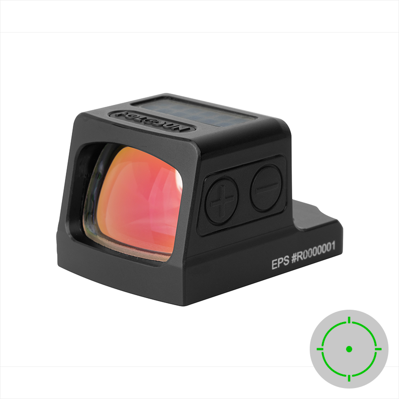 HOLOSUN EPS GR-MRS, Green Multi-Reticle, 7075 Aluminum, Enclosed, Solar