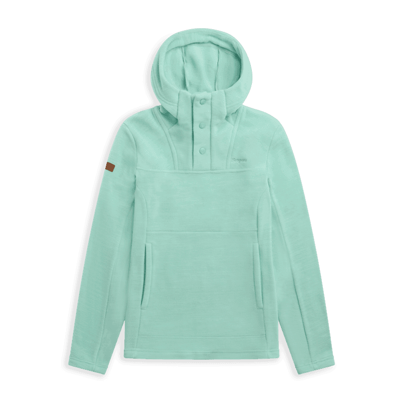 Bergans Hareid Fleece Hoodie Women Mint Crush