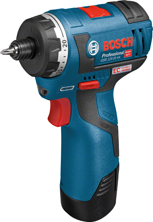 Bosch GSR 12V-20 HX 2x3,0Ah L-Box Schrauber