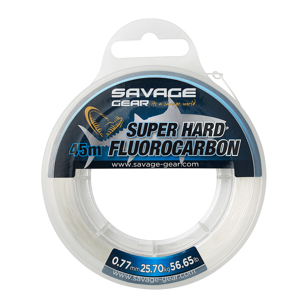 SG Super Hard Fluorocarbon 45M 0.77Mm 25.70Kg 56.65Lb Clear