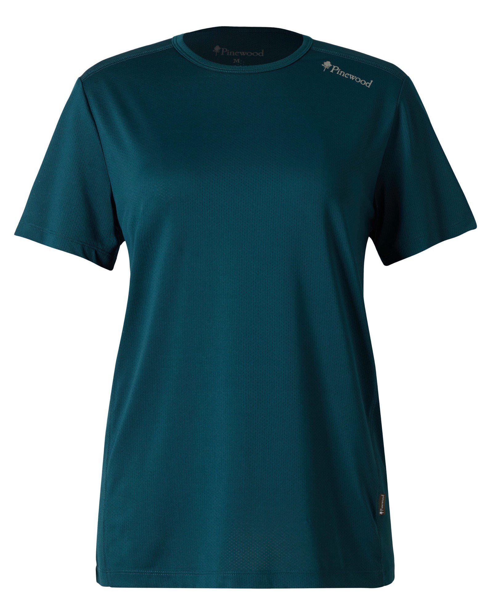 Pinewood Function T-Shirt Dam Dark Teal Blue