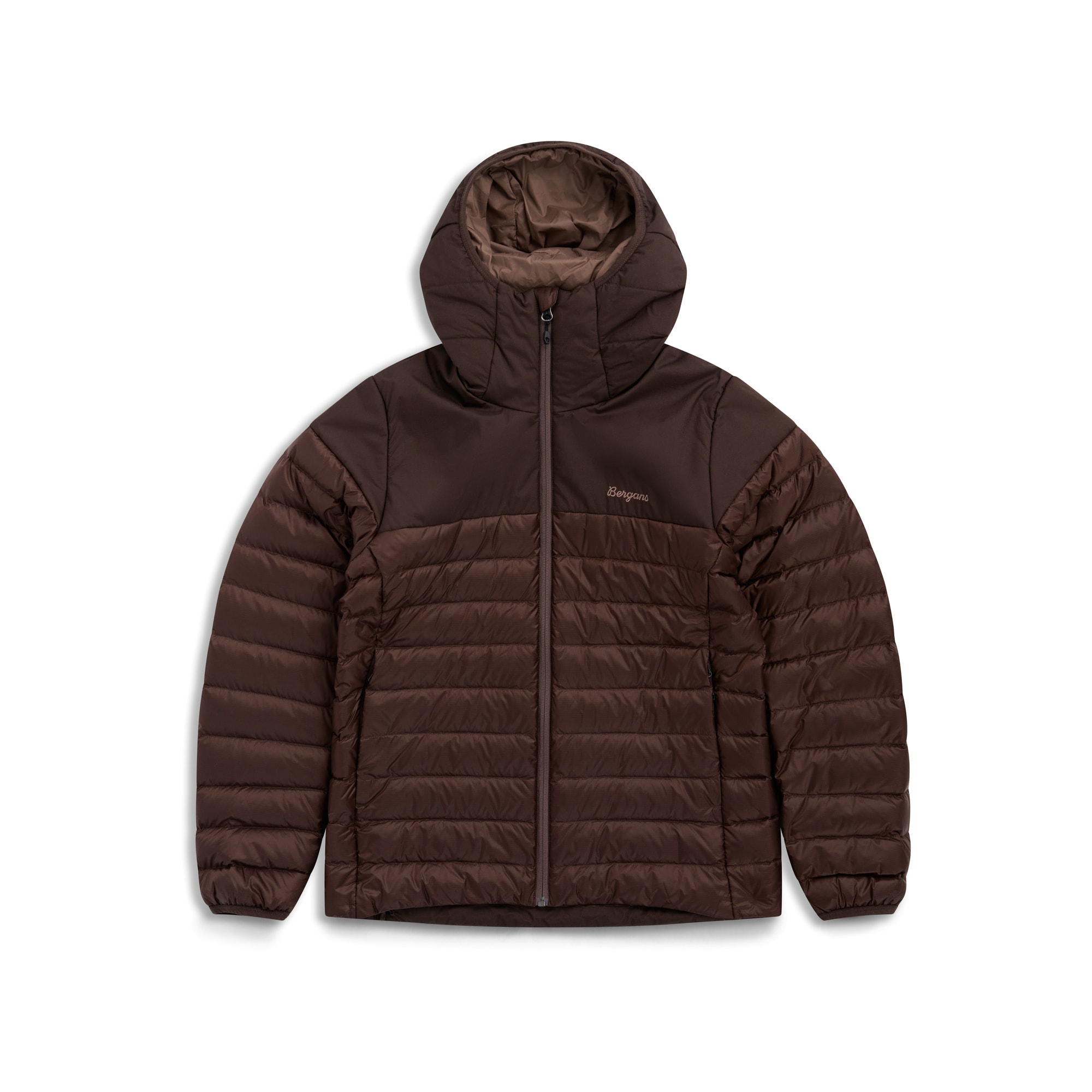 Bergans Lom Light Down Hood Jakke Dame Dark Chocolate