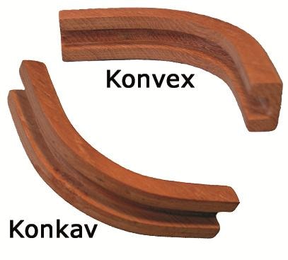 ARC Marine Hörna 13X7 Konvex Teak