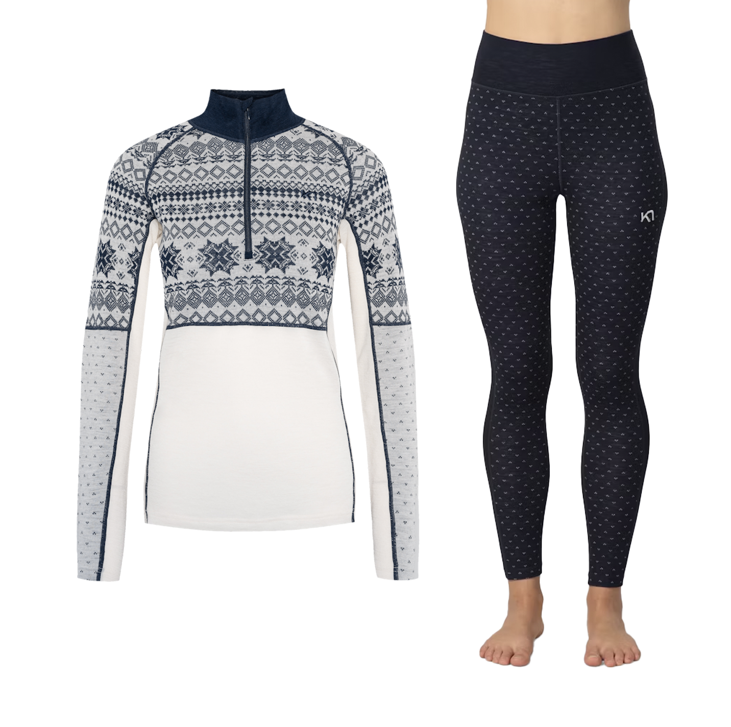 Kari Traa Vilma Underställ Dam Naturvit/Sea