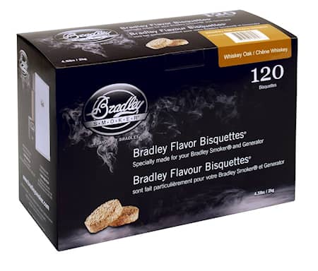 Bradley Briketter Whiskey Oak 120-pak