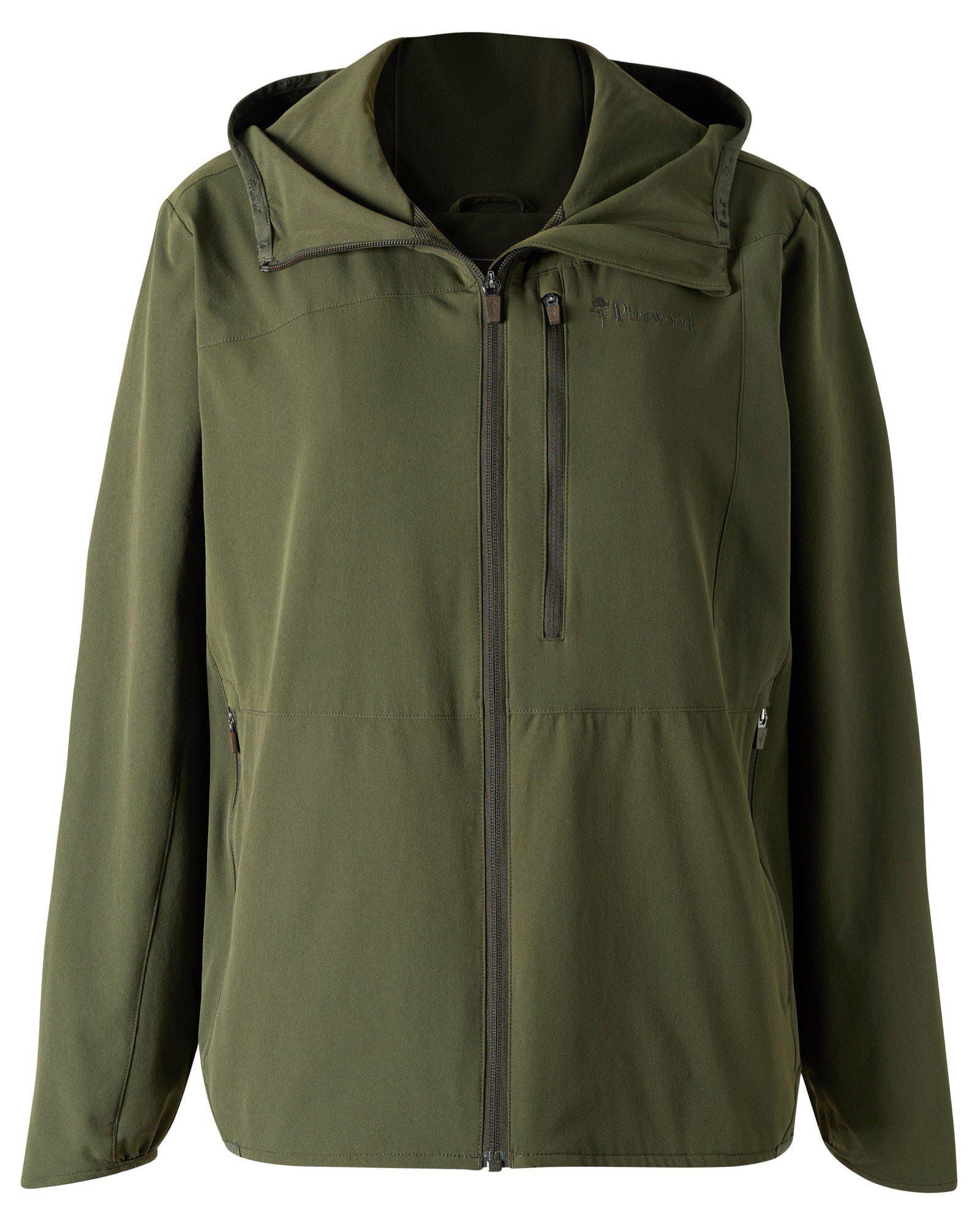 Pinewood Abisko Light Stretchjacka Dam Mossgreen/Mossgreen XS