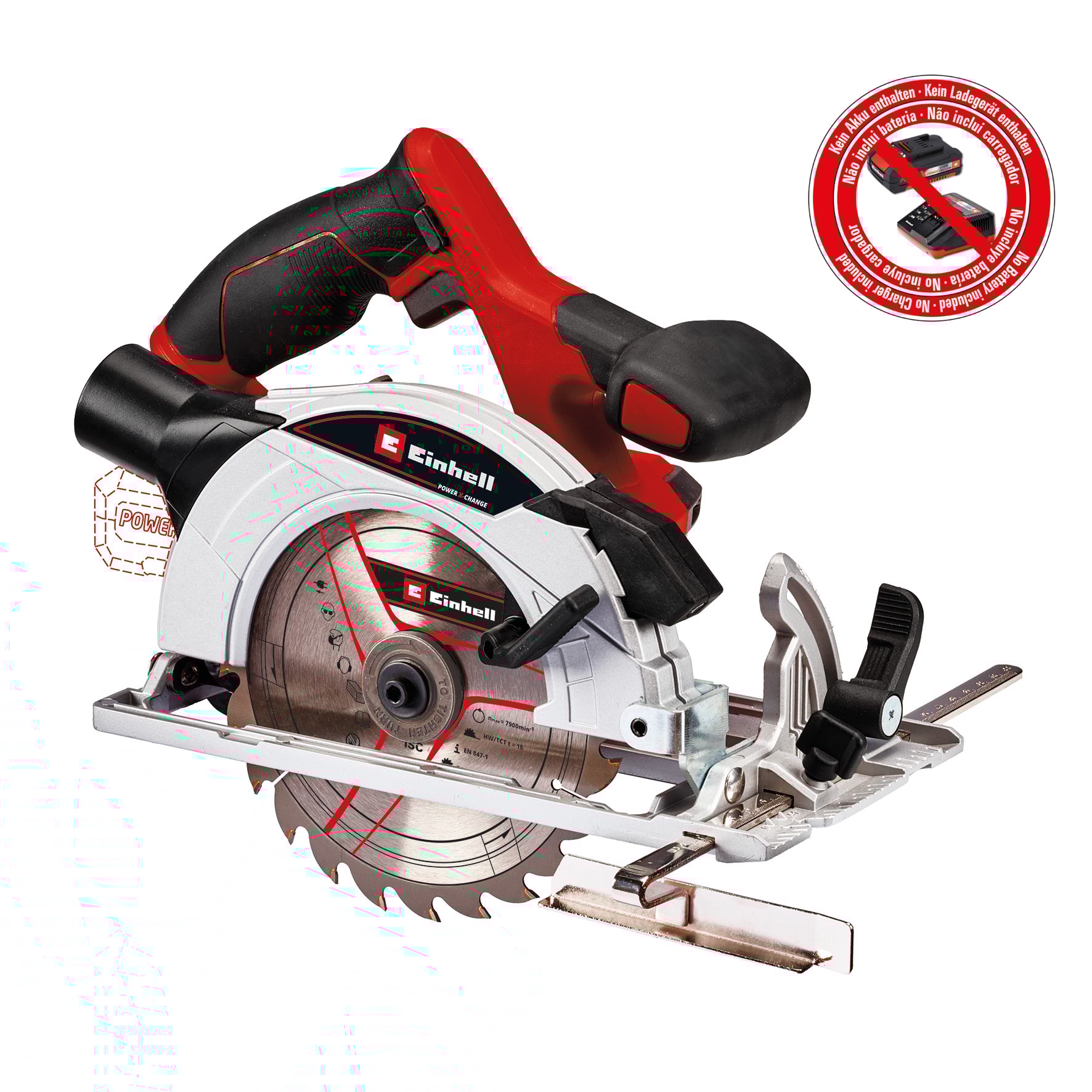 Einhell  TE-CS 18/165-1 Li - Solo Batteridriven Cirkelsåg