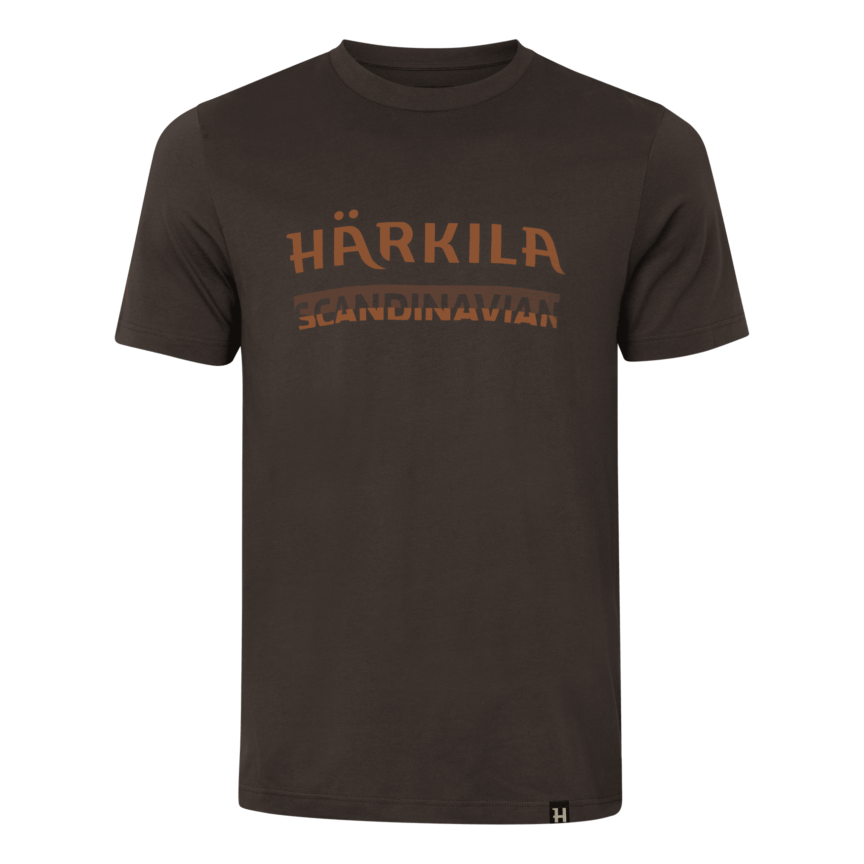 Härkila Scandinavian S/S T-shirt Herr Shadow Brown