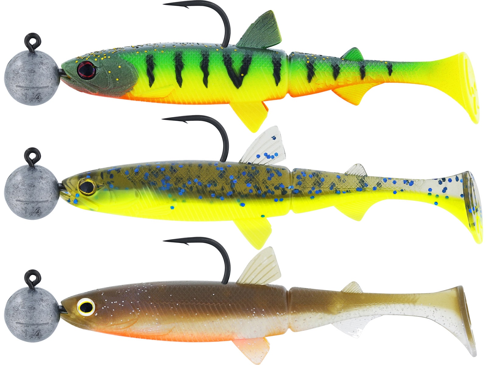 Westin Hypoteez Shadtail Ready To Fish 6,5cm 3g 3-pack