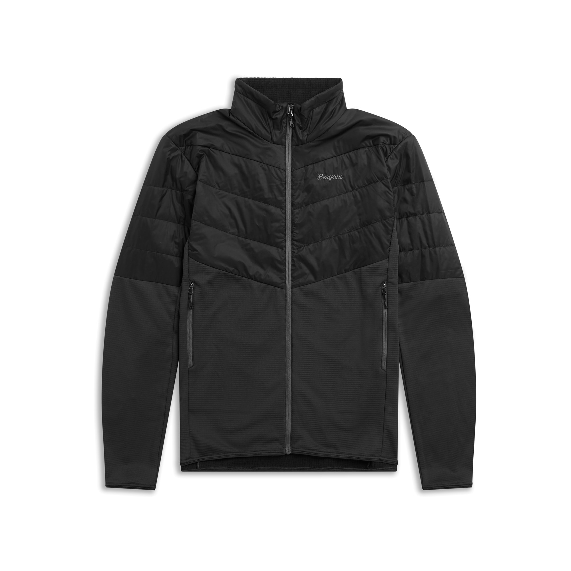 Bergans Rabot Hybrid Midlayer Jacka Herr Dark Shadow Grey/Black