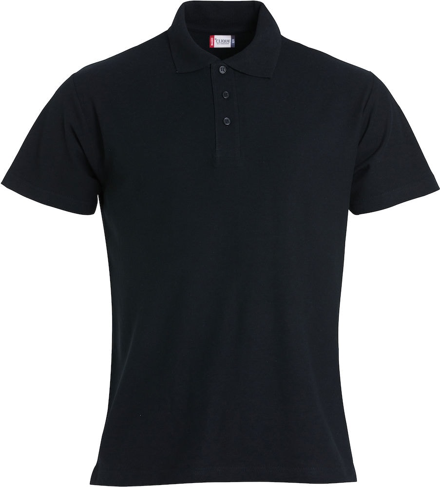 Clique Poloshirt Herren Schwarz